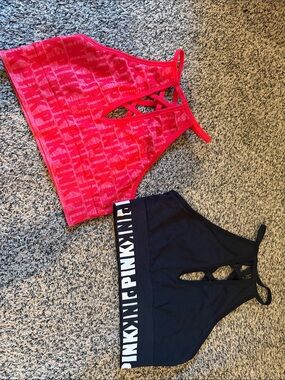 PINK sports bralettes